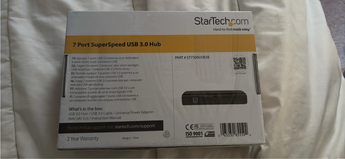 StarTech.com 7-Port SuperSpeed USB 3.0 Hub (sealed box) - photo 2