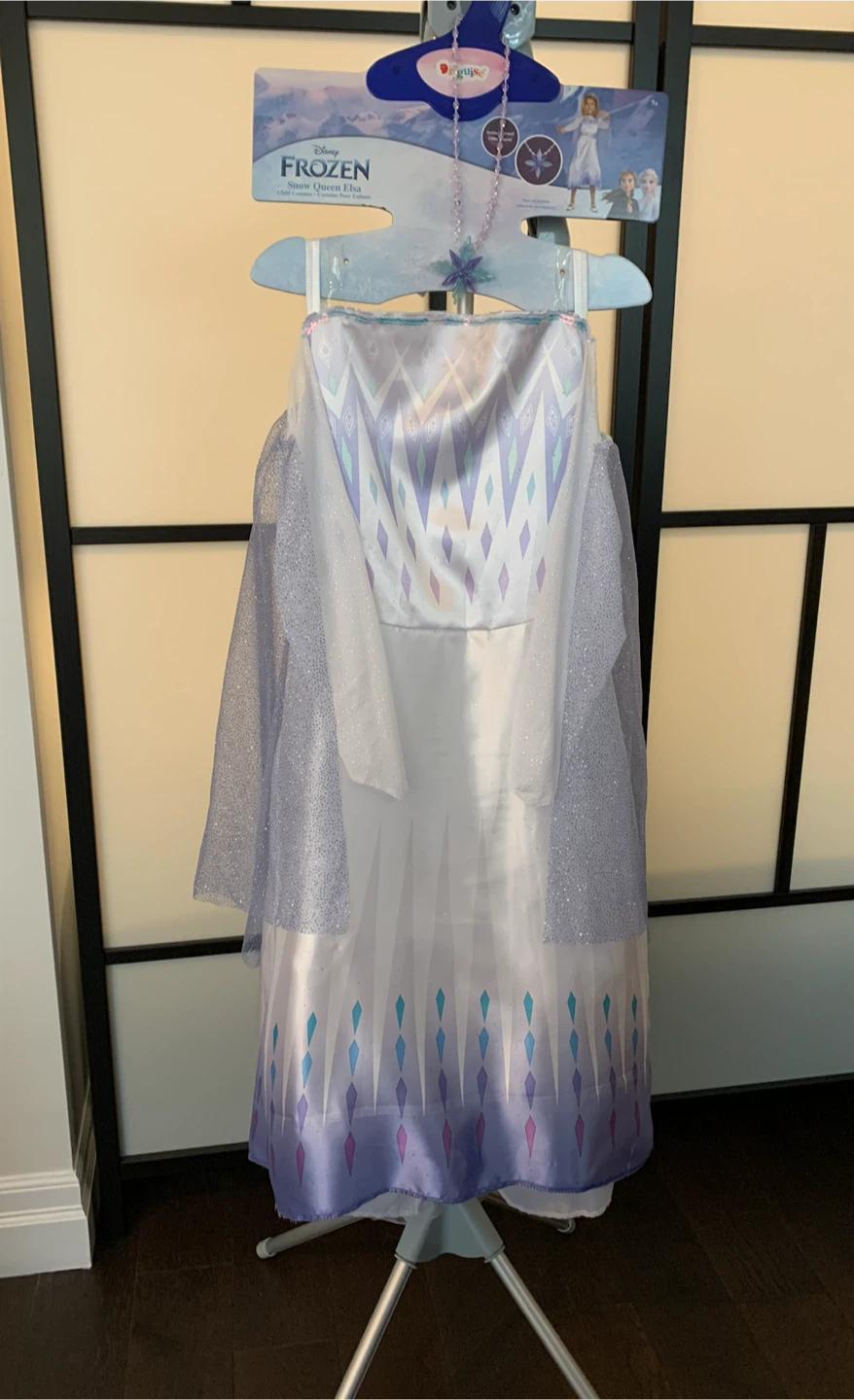 Halloween Costume/Disney Frozen Snow Queen Elsa dress size 7-8