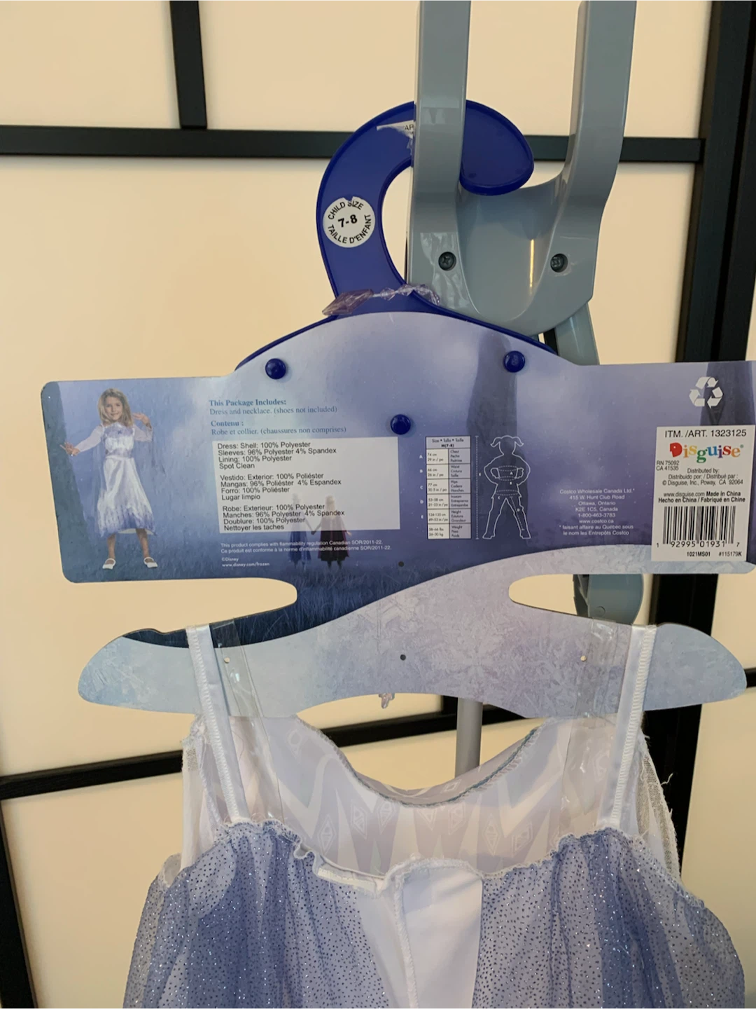 Halloween Costume/Disney Frozen Snow Queen Elsa dress size 7-8 - photo 5