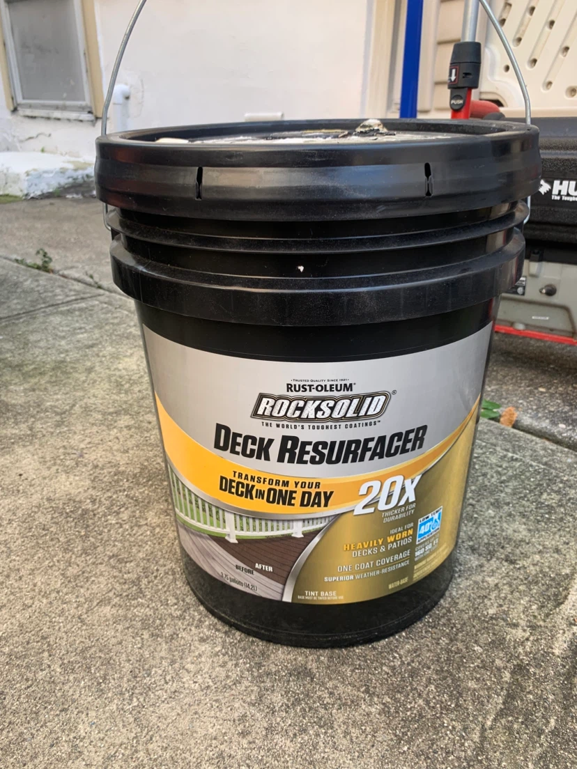 Rust-Oleum RockSolid Deck Resurfacer 4 gal (tint base)