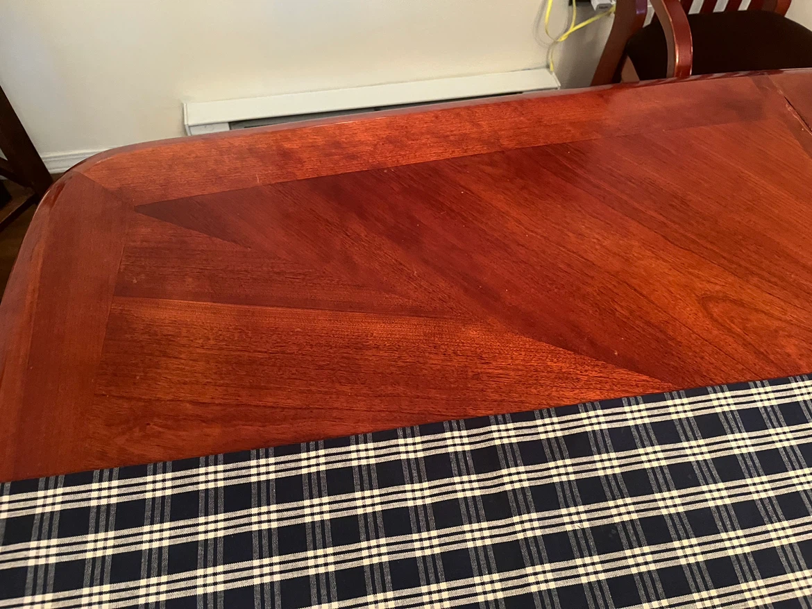 Upscale dining room table, chairs and cabinet - photo 2