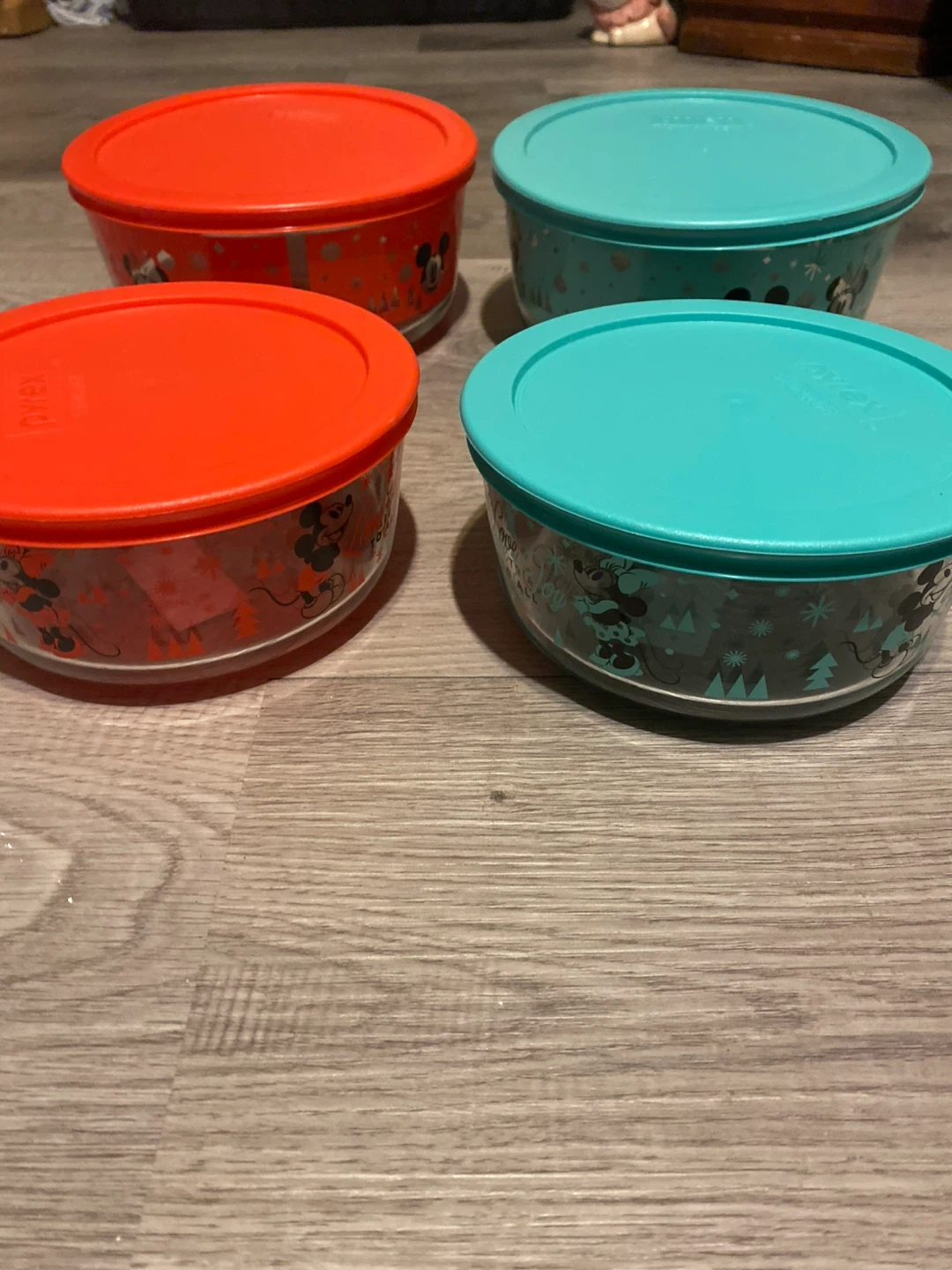 Pyrex Disney Storage Bowls Set
