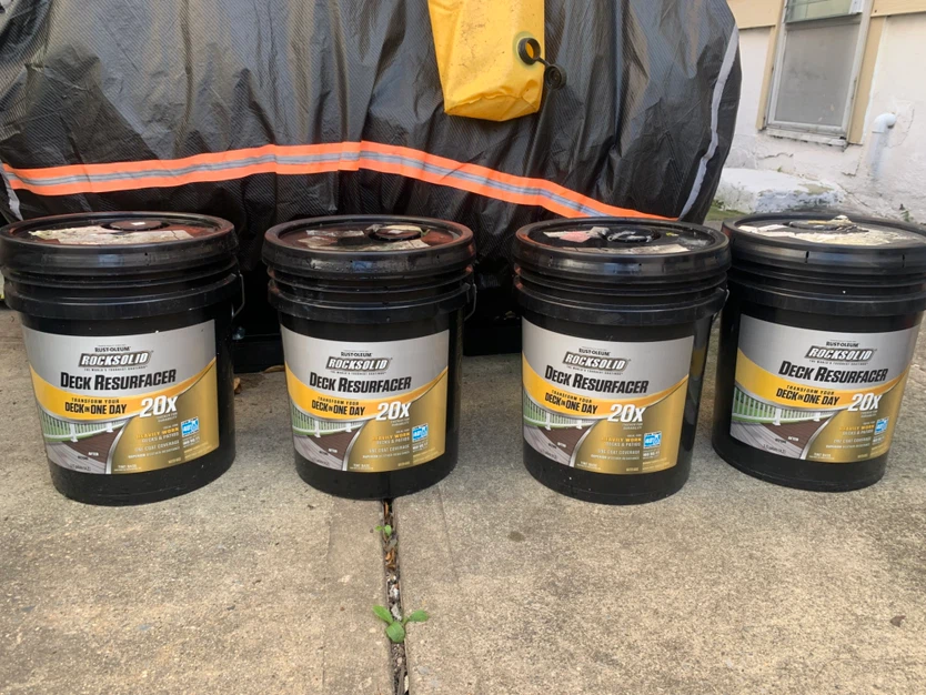 Rust-Oleum RockSolid Deck Resurfacer 4 gal (tint base) - photo 2