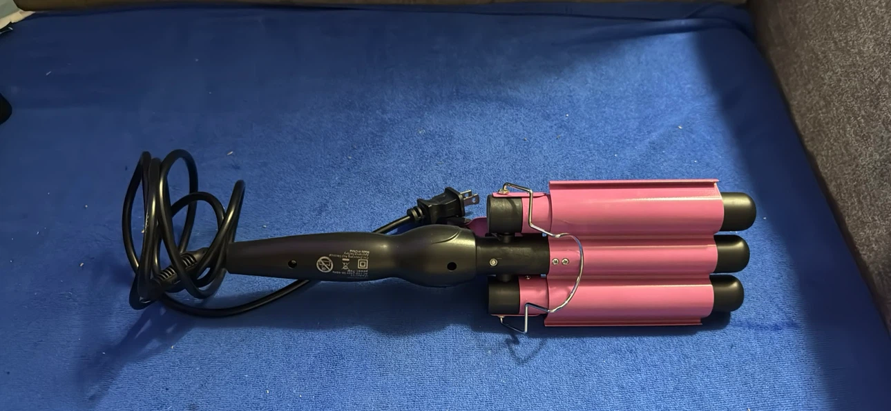 Pink 3-Barrel Hair Waver - photo 2
