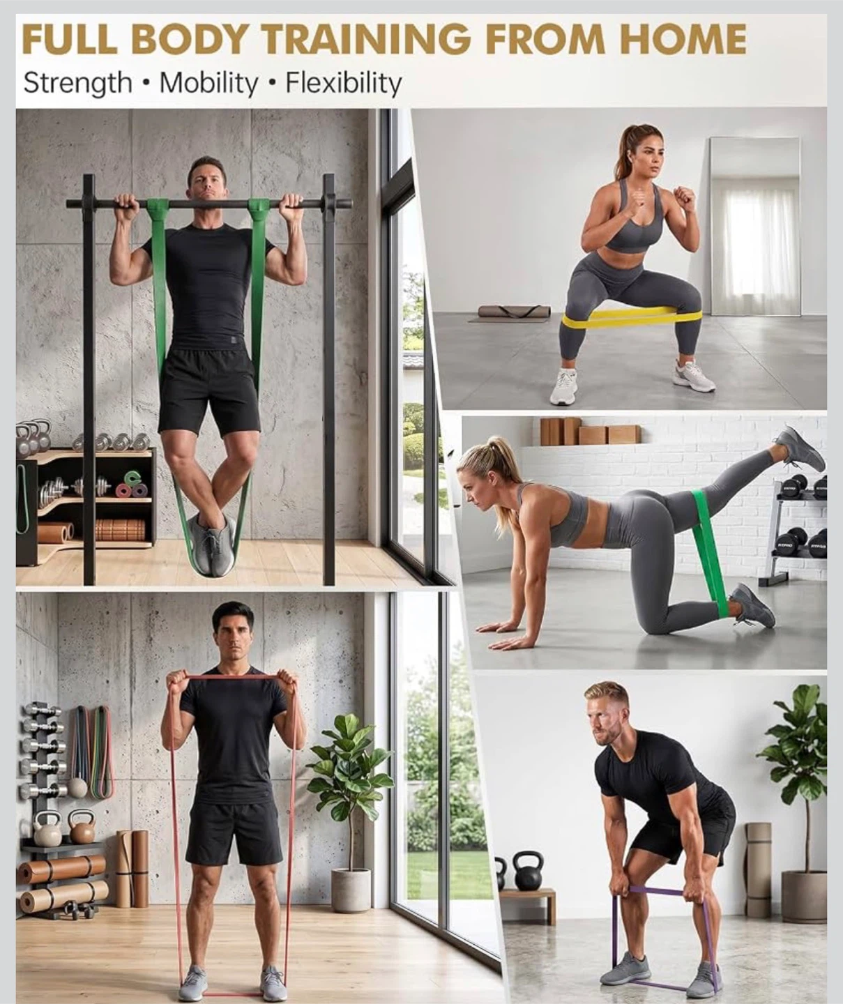 8-Piece Full Body Resistance Band Set - photo 3