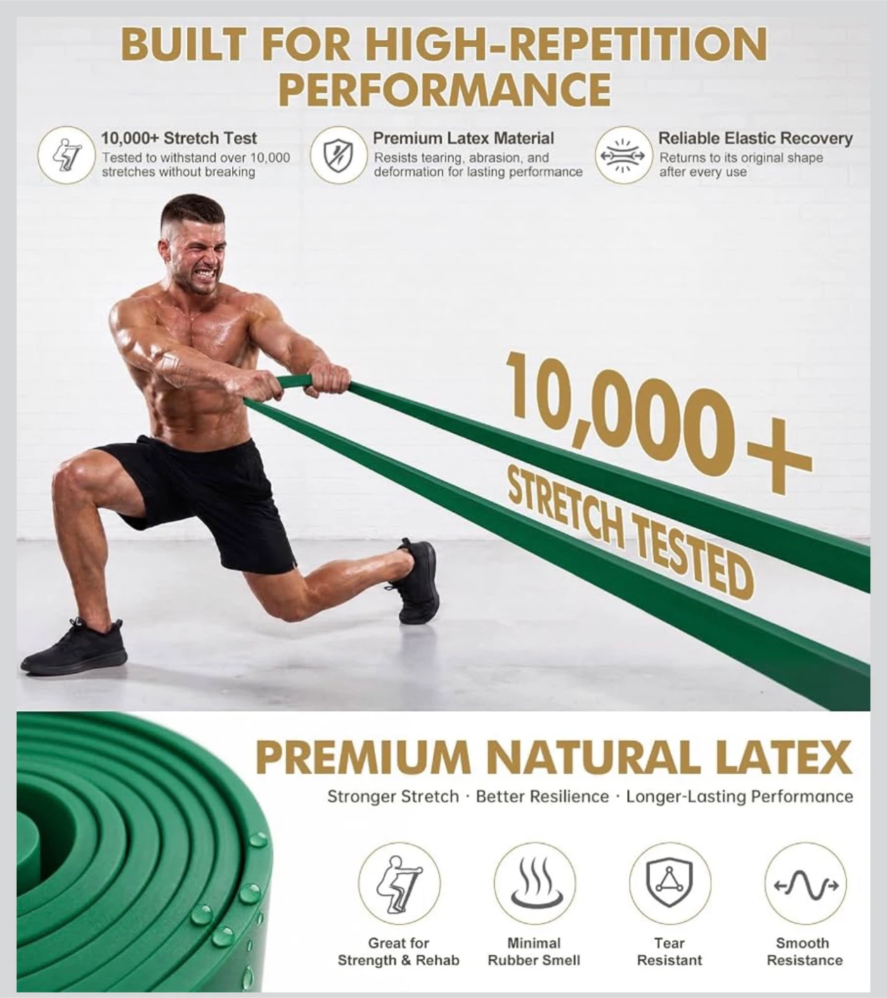 8-Piece Full Body Resistance Band Set - photo 4