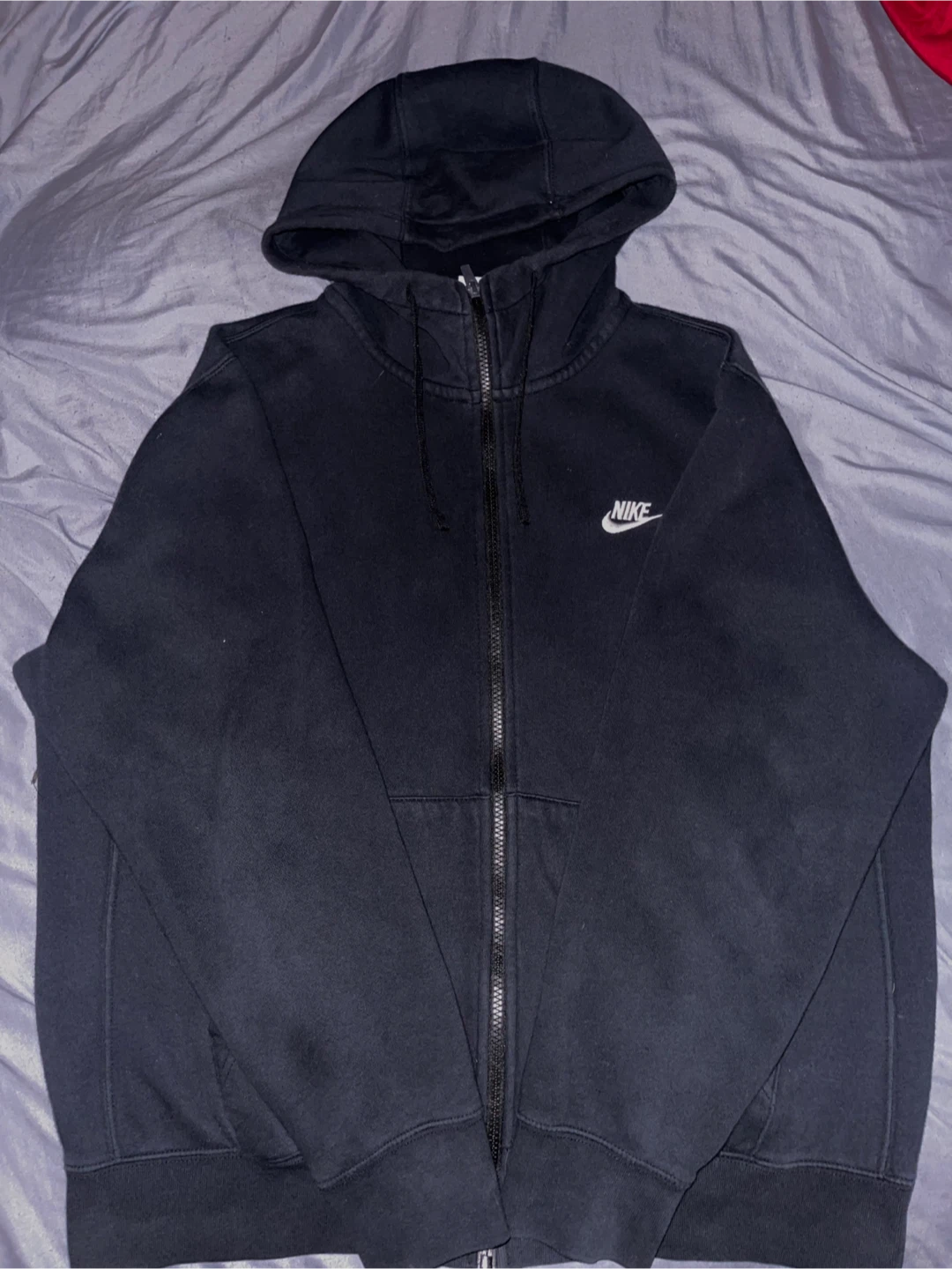 Nike Tracksuit Full Zip Hoodie Jacket and Cargo Pants Black - photo 2