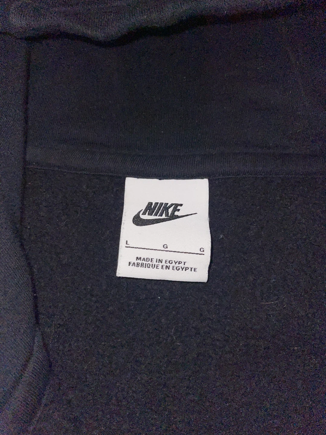Nike Tracksuit Full Zip Hoodie Jacket and Cargo Pants Black - photo 3