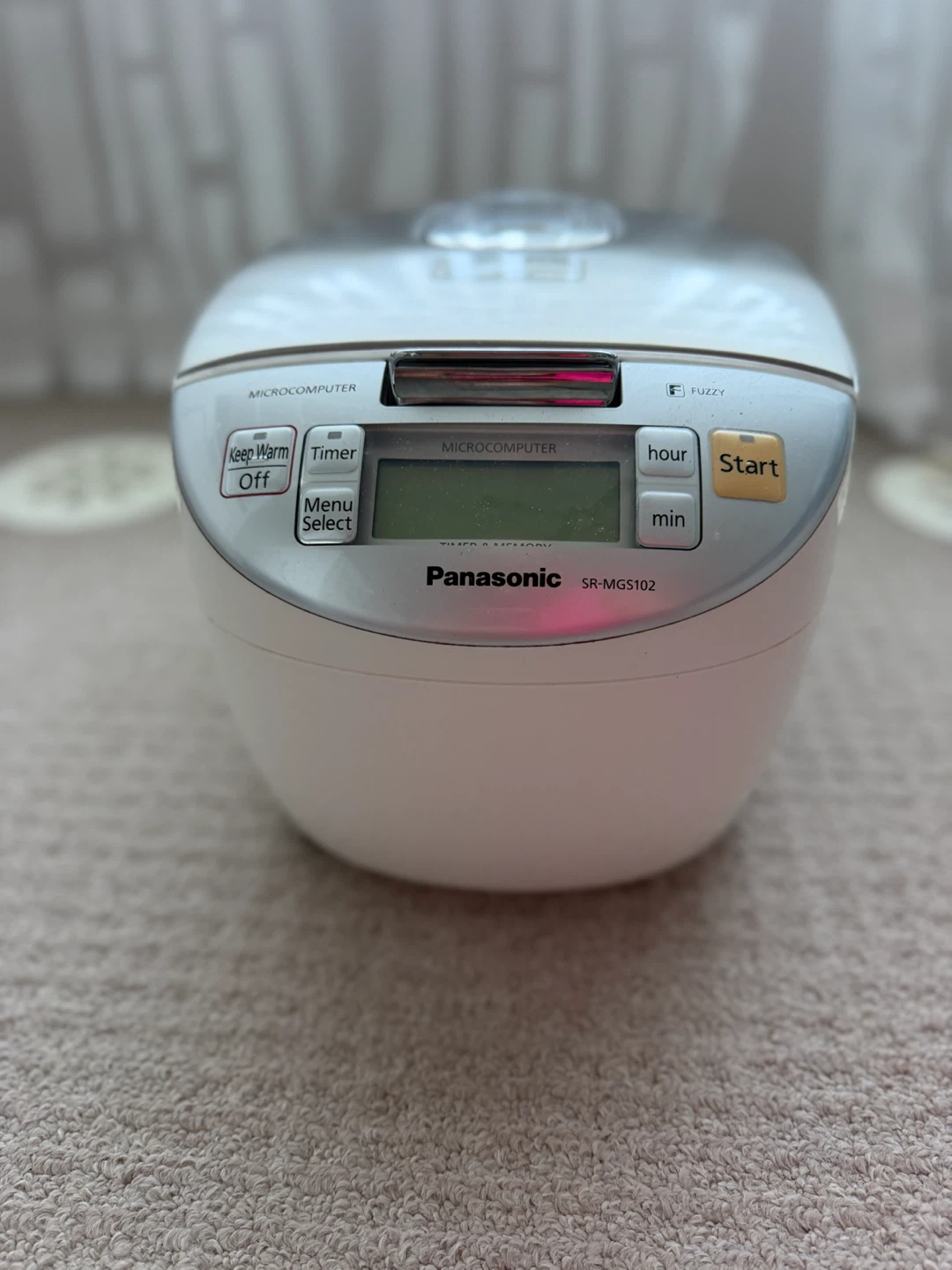Panasonic SR-MGS102 Fuzzy Logic Rice Cooker