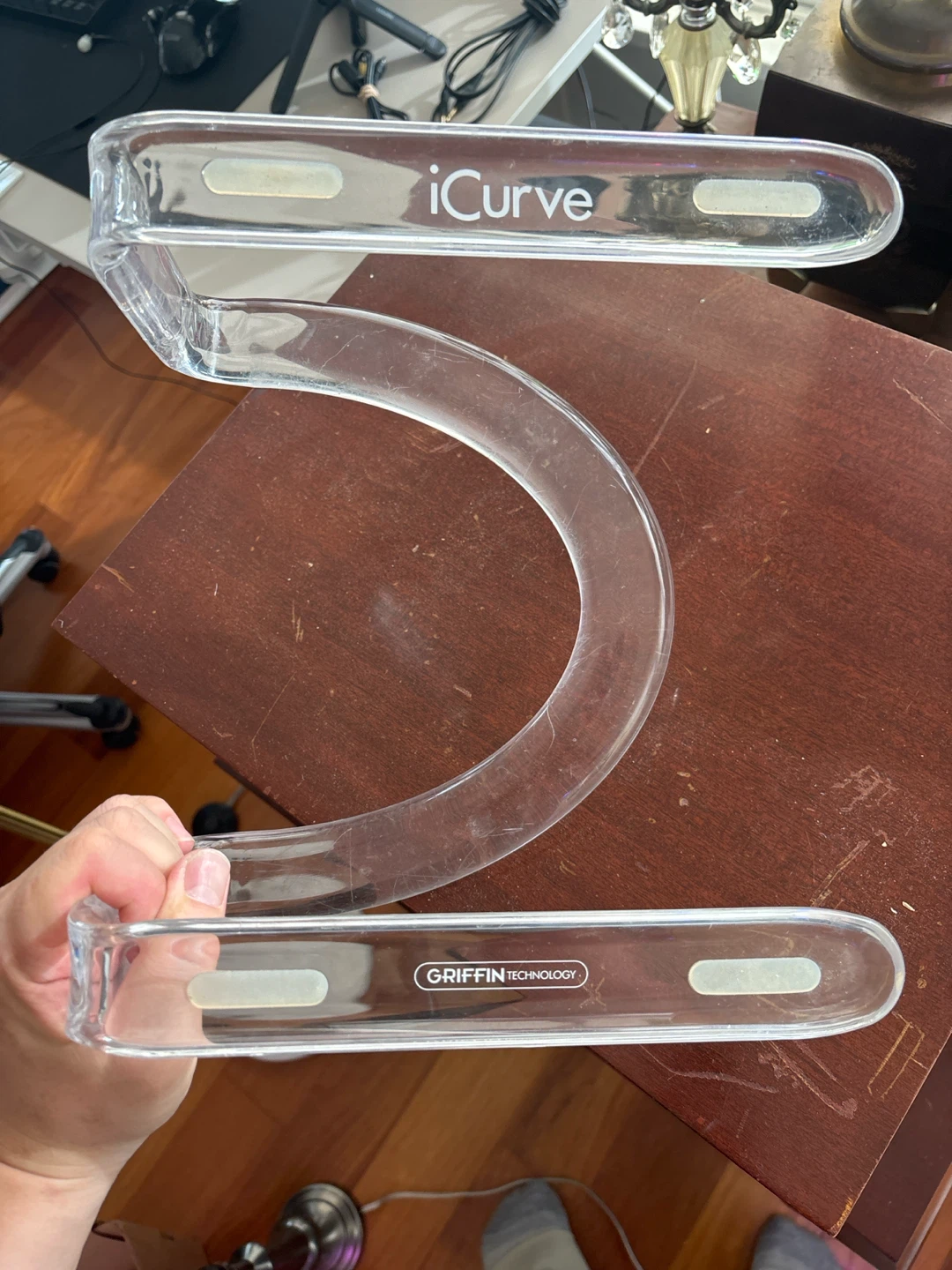 Griffin iCurve Acrylic Laptop Stand for MacBook (As-is) - photo 3
