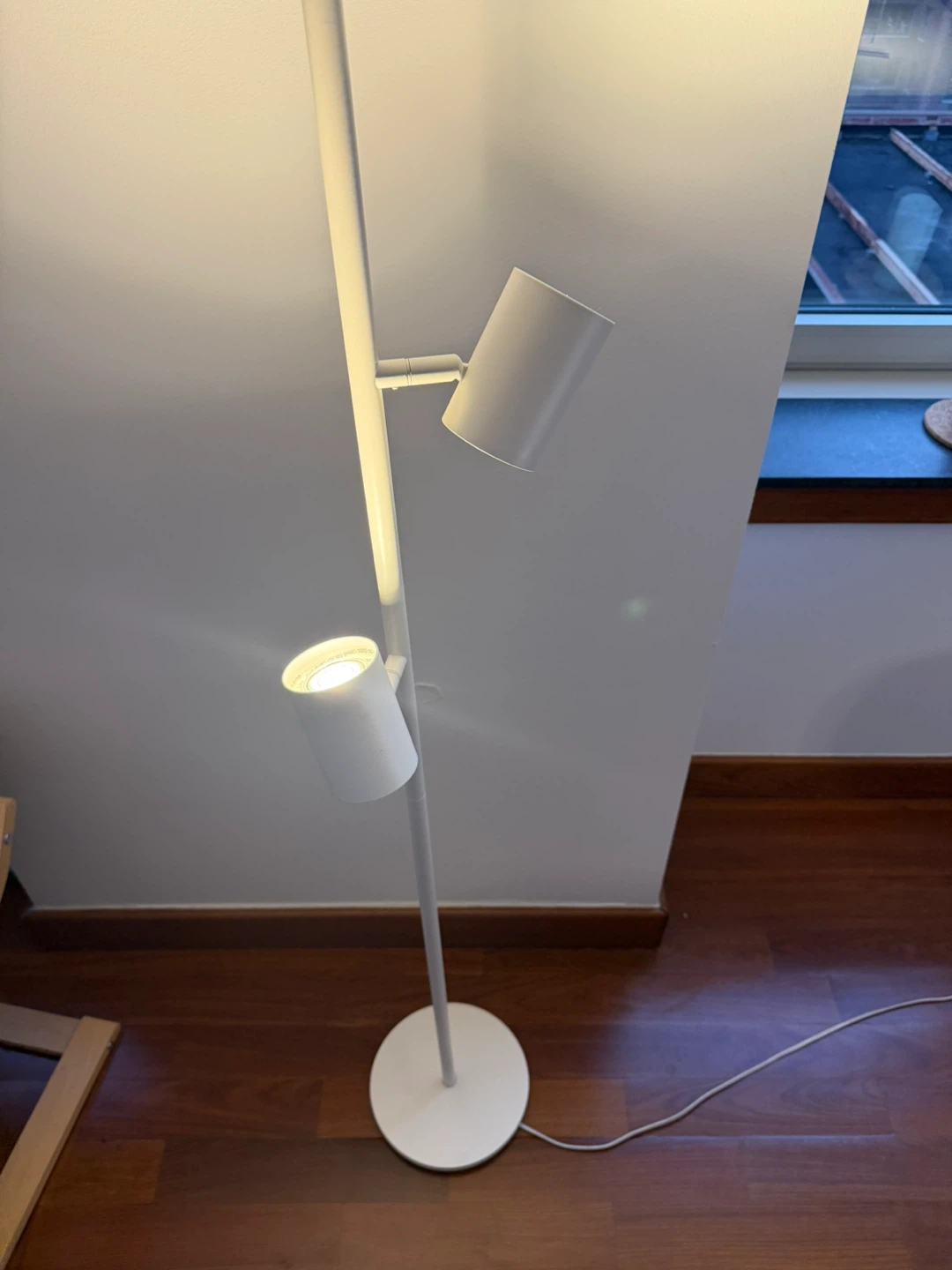 ILEA NYMANE White 3-Light Floor Lamp - photo 4