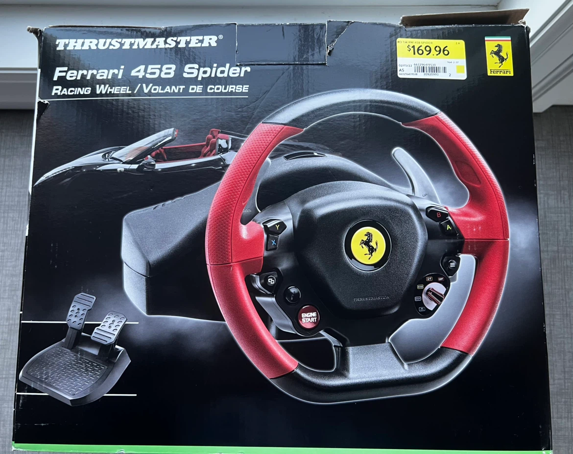 Thrustmaster Ferrari 458 Spider Racing Wheel