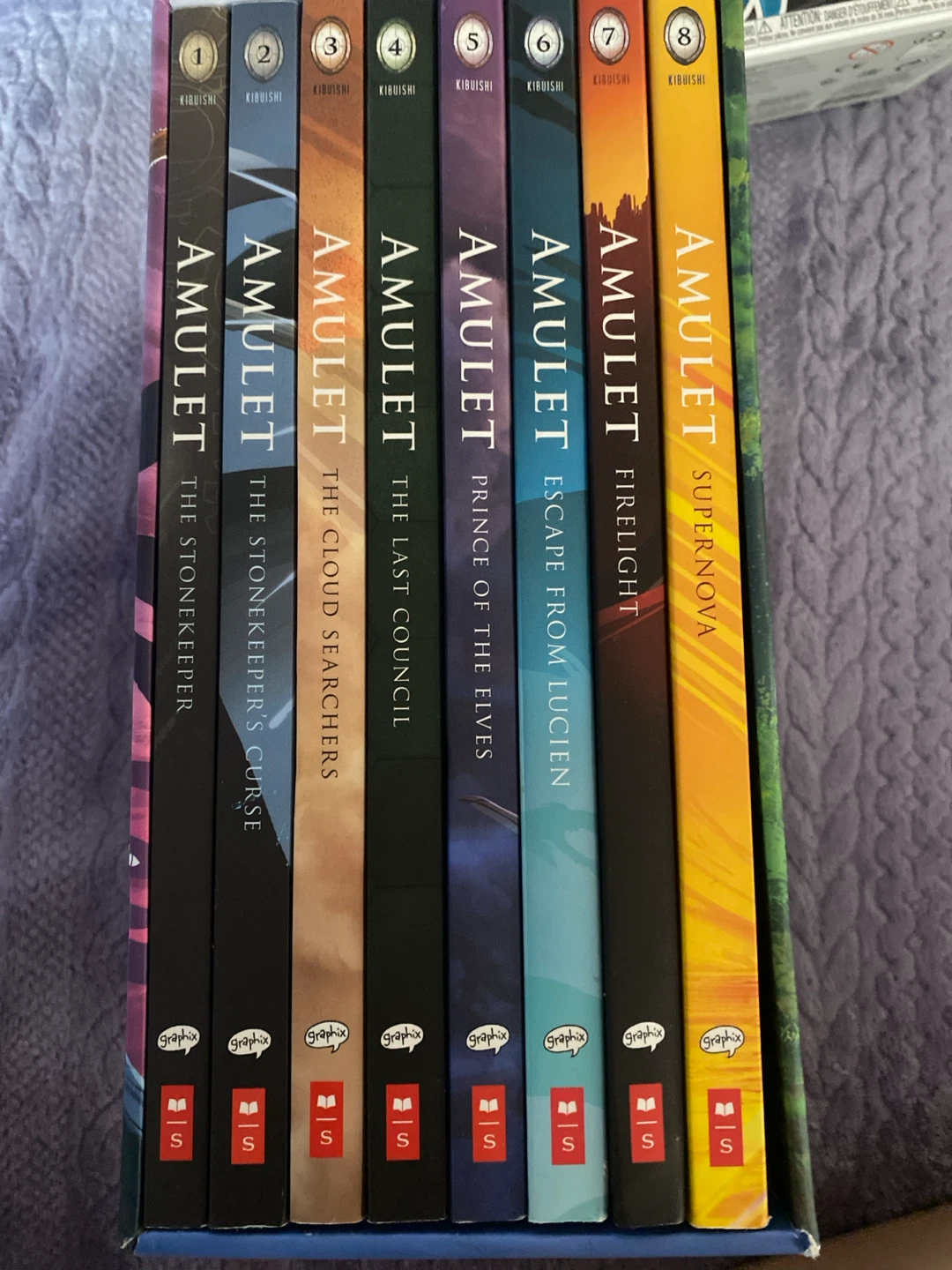 Amulet Eight Book Collection by Kazu Kibuishi