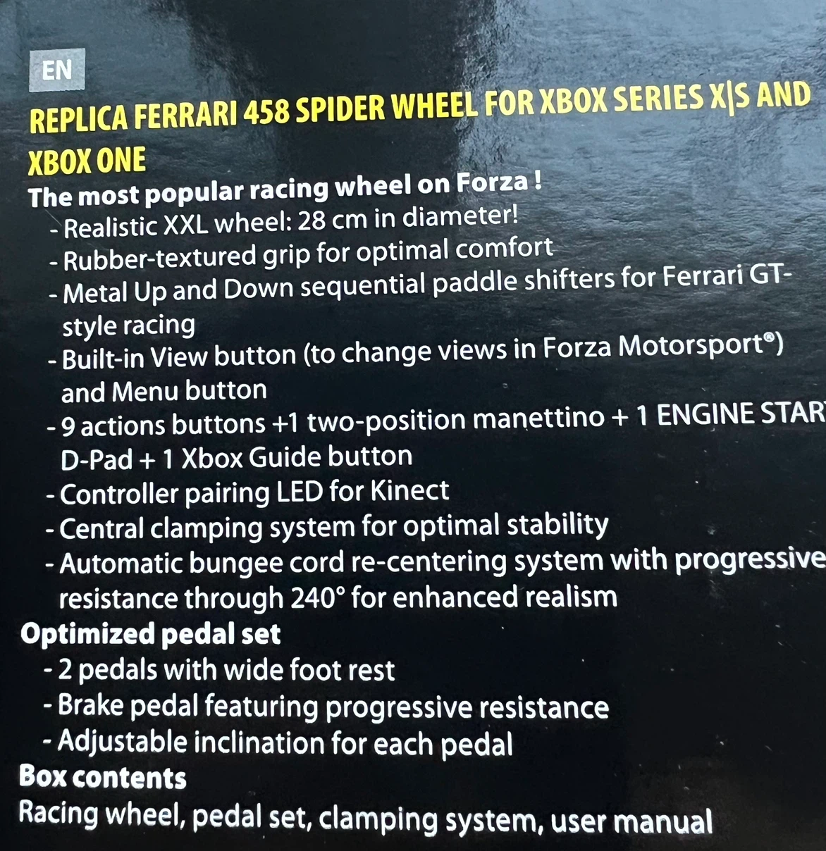 Thrustmaster Ferrari 458 Spider Racing Wheel - photo 2