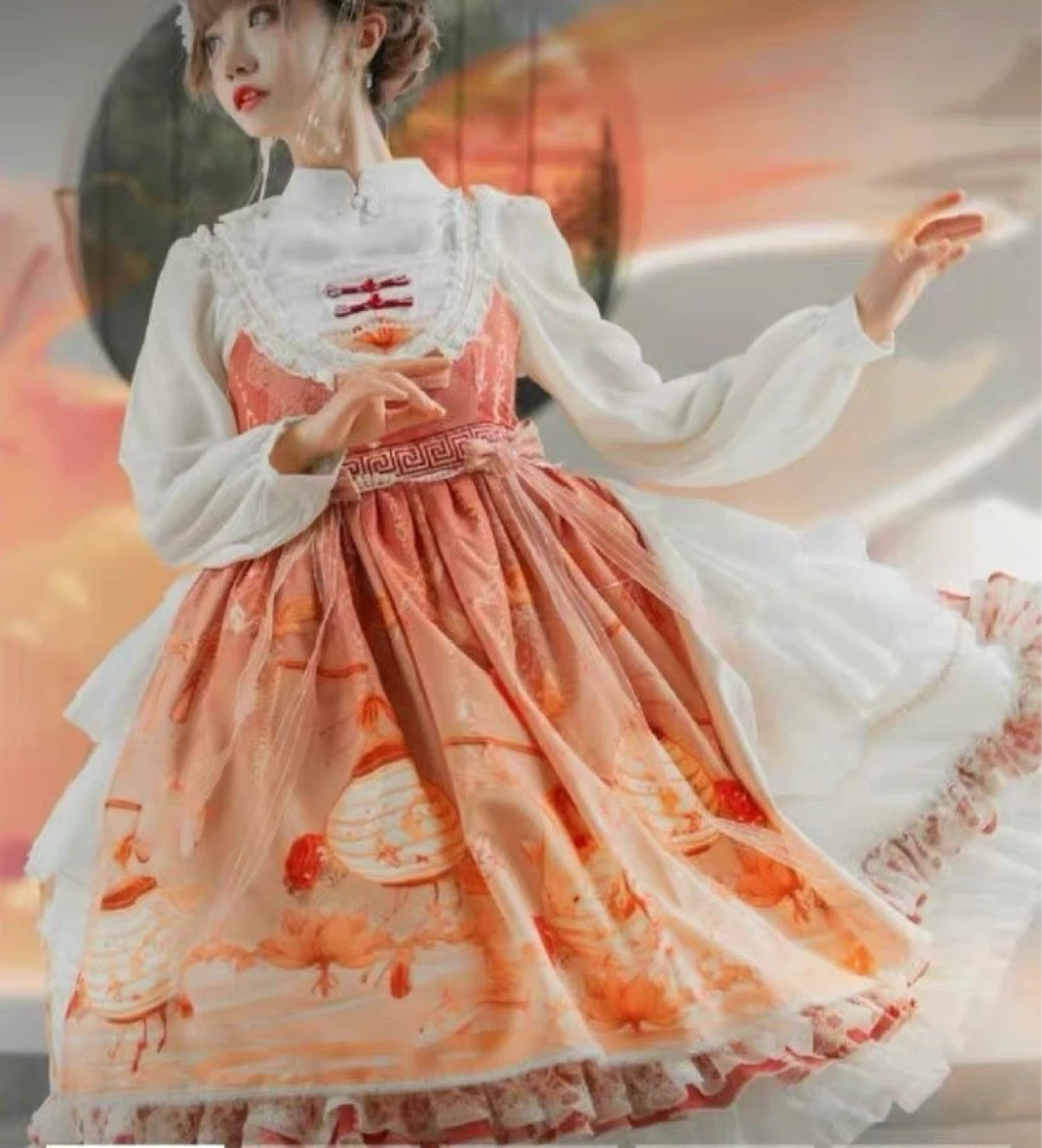 Golden fish Lolita Dress ( dress only no shirt)