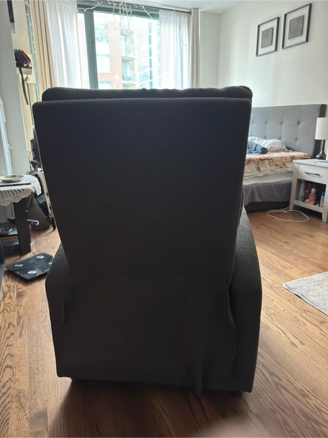 Push-back Recliner Chair (Gray) - photo 5