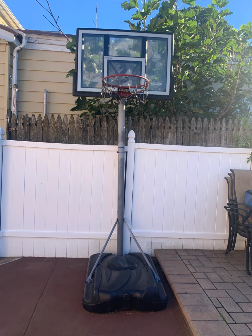 Shatter Guard basketball hoop