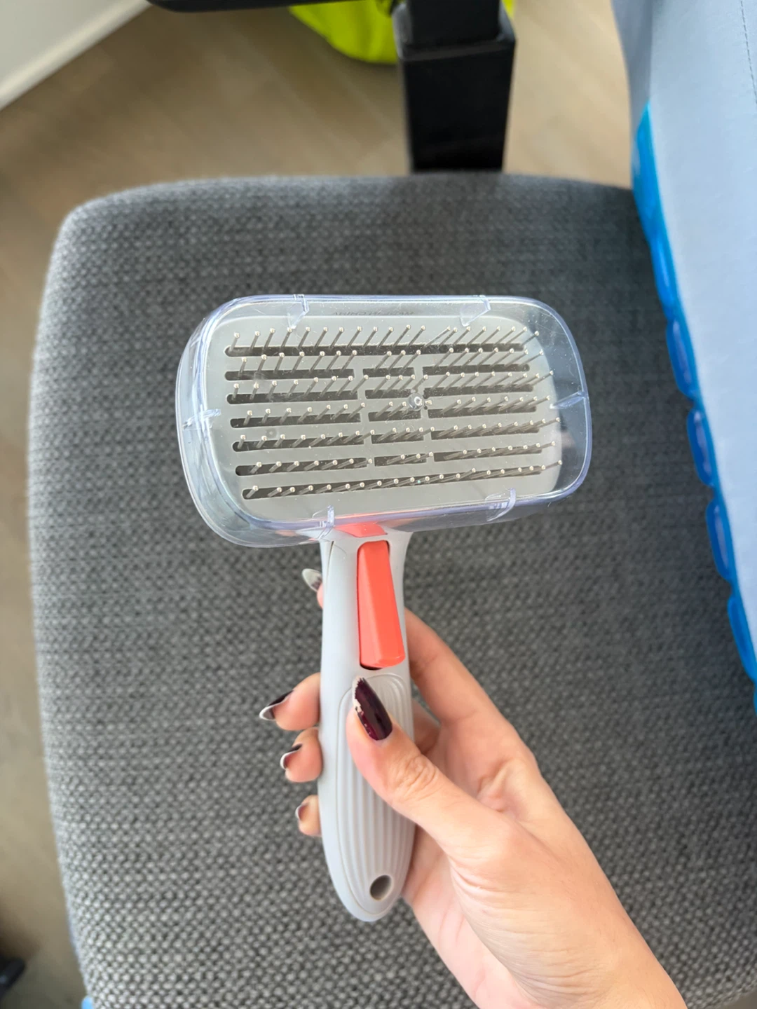 Pet Slicker Brush with case