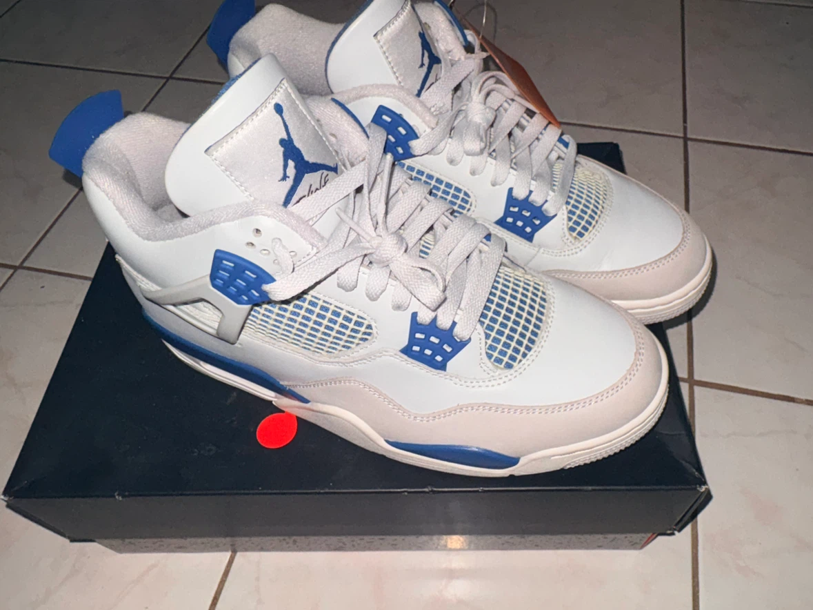 Air Jordan 4 Retro Military Blue Men's Size 10 - photo 4