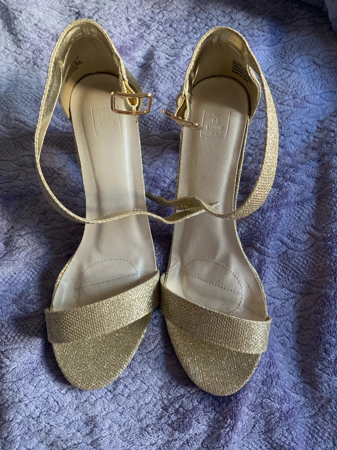 Glitter Block Heel Sandals - photo 2