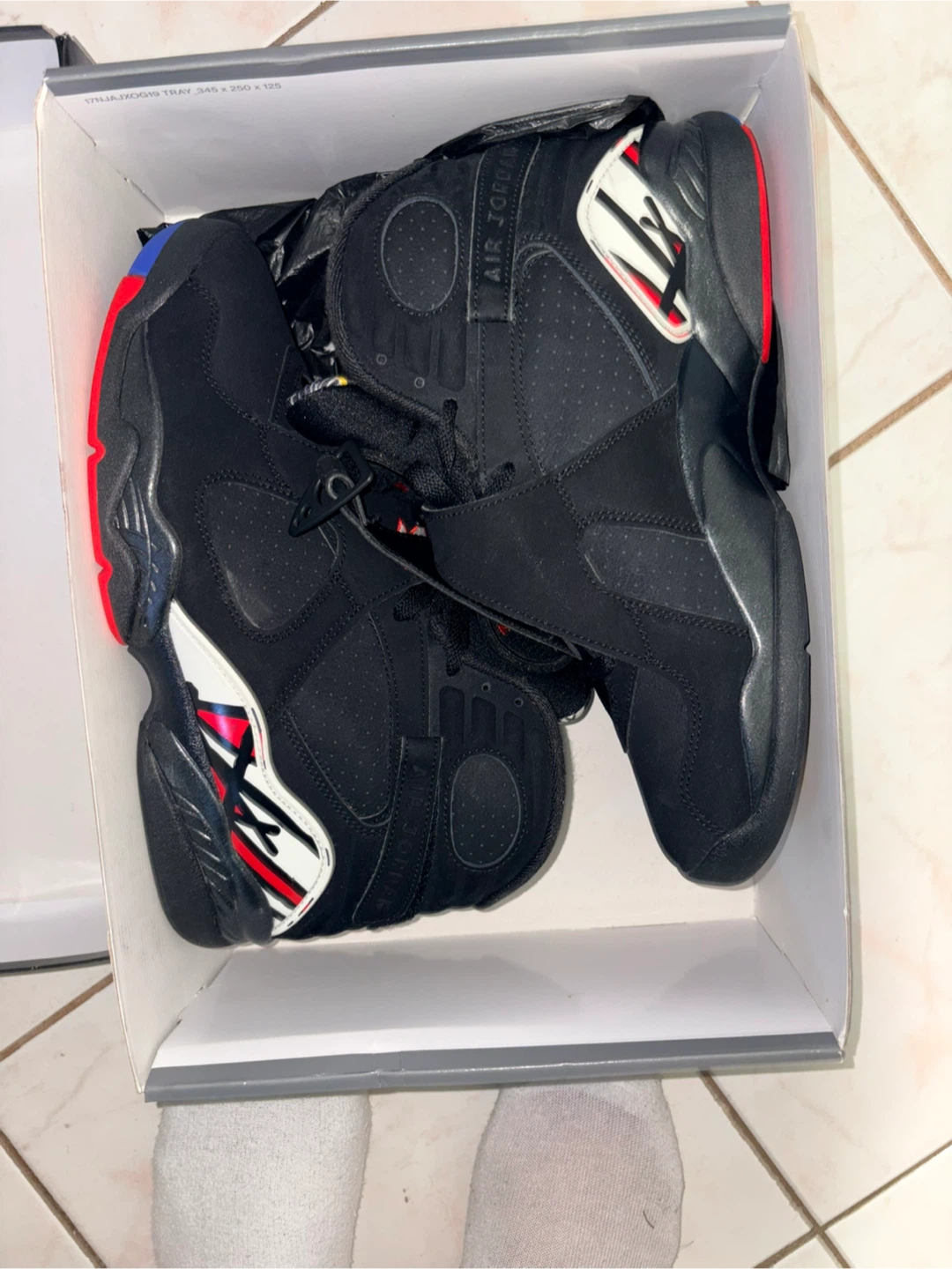 Nike Playoffs Air Jordan 8 Retro Size 10 - photo 2