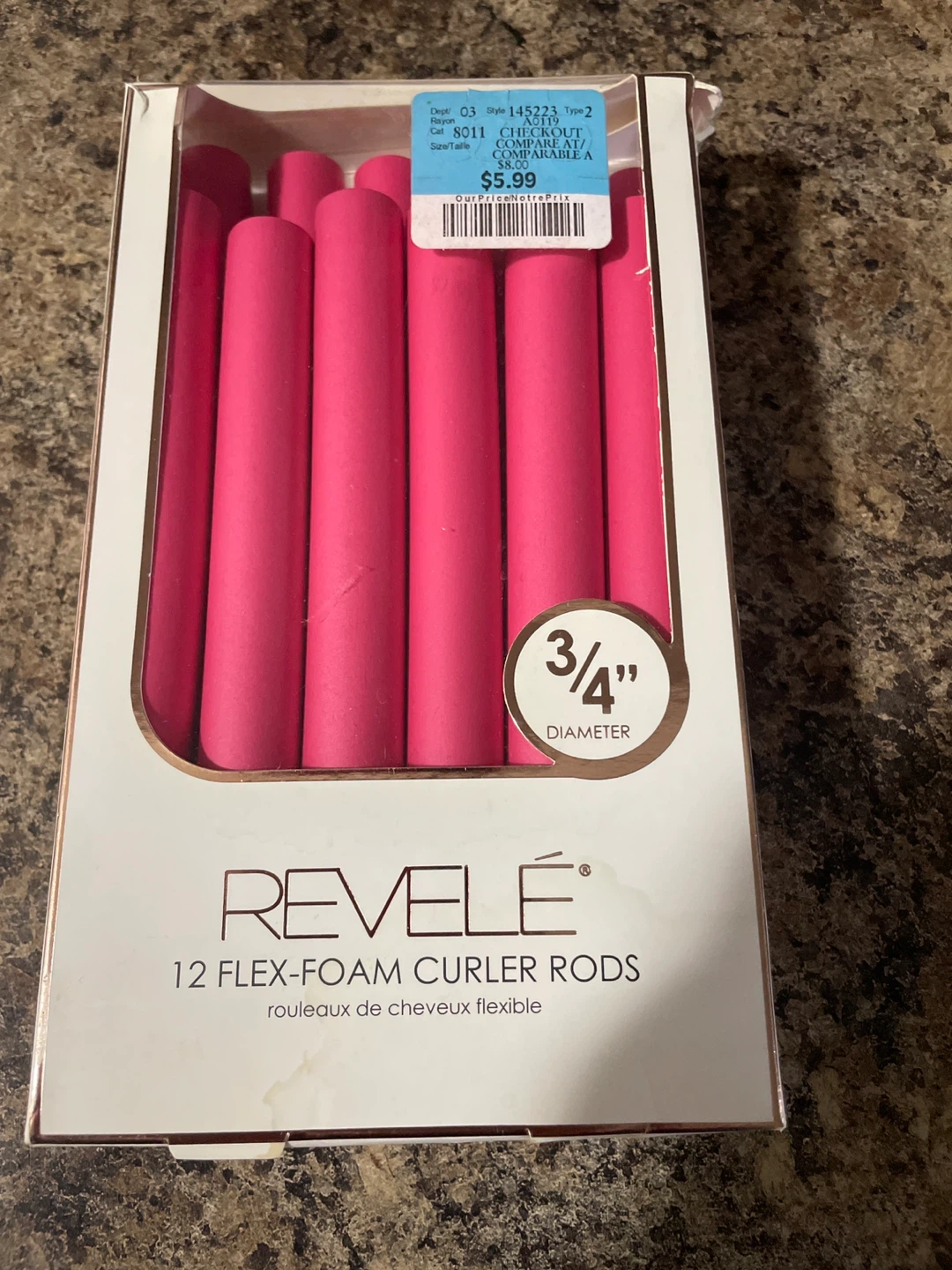Flex-Foam curler rods