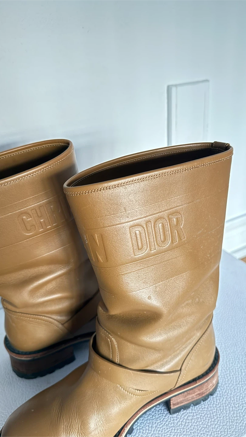 Dior Quest Calfskin Boots Size 38 - photo 3