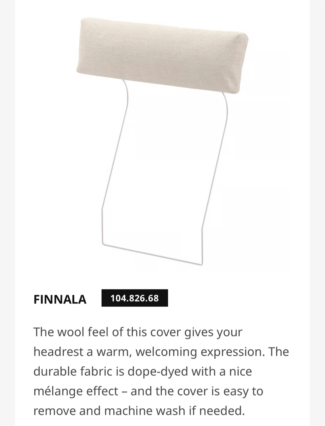 IKEA FINNALA Armchair in Gunnared Beige - photo 5