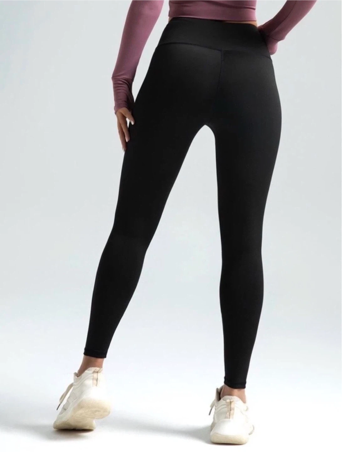 Black High-Waist Leggings - photo 5