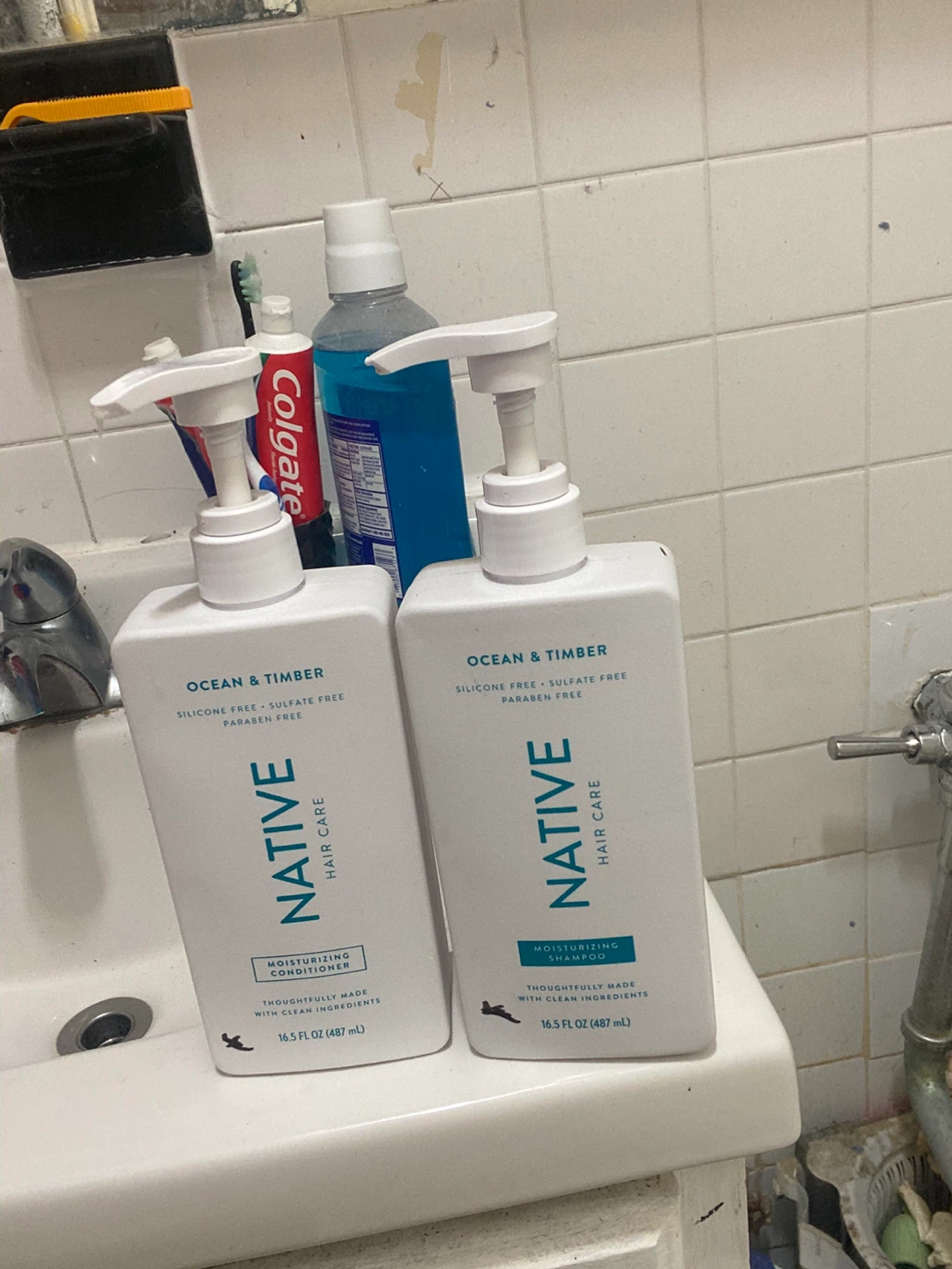 Native Shampoo + Conditioner Set - Ocean & Timber 16.5oz