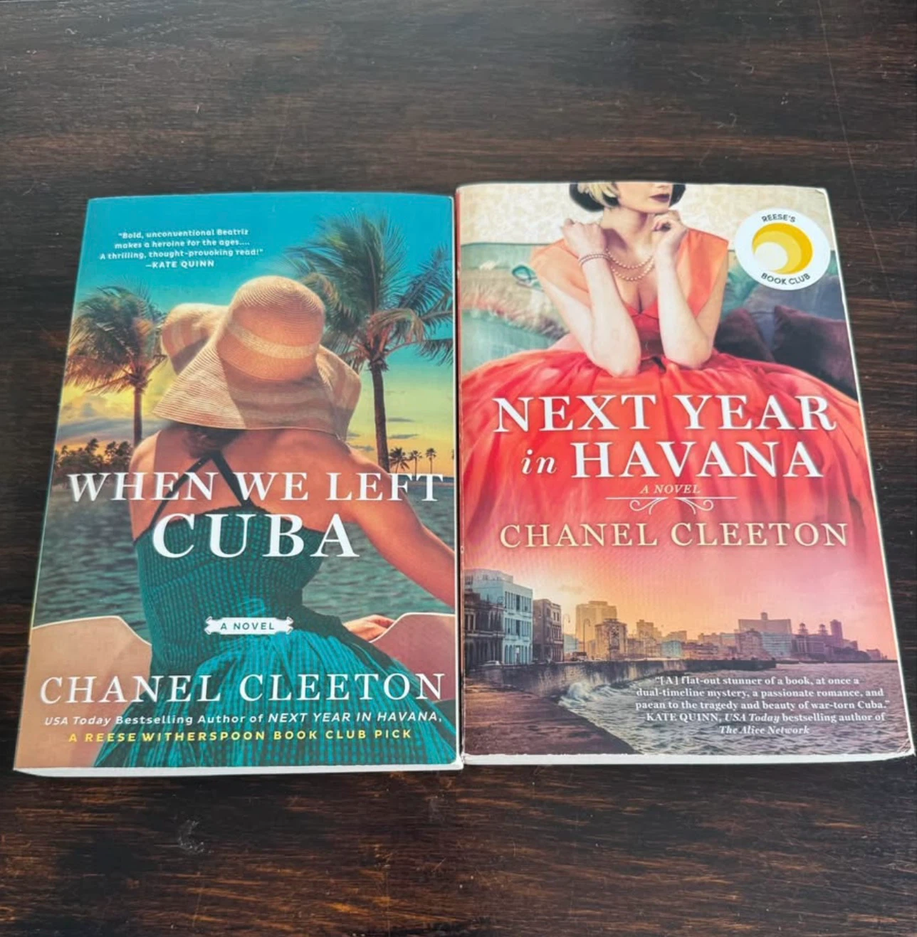 Chanel Cleeton Books - When We Left Cuba and Next Year in Havana