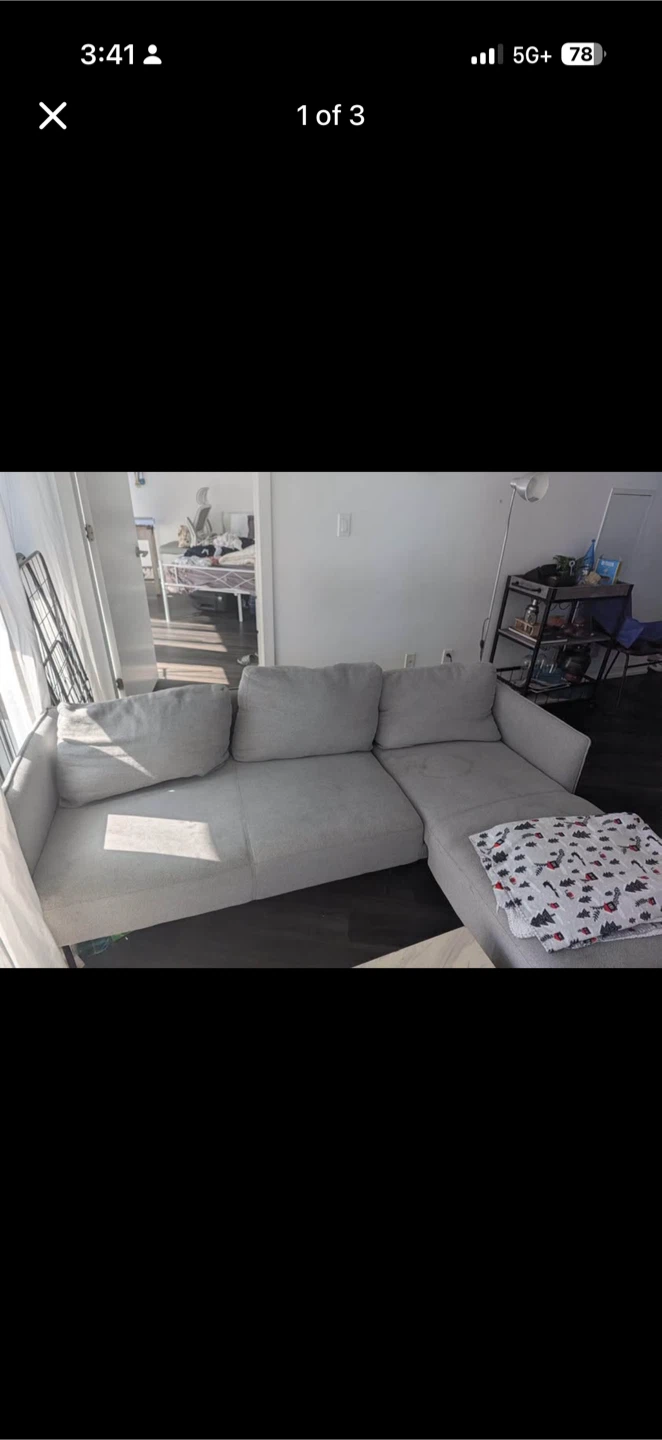 Light Grey Sectional Sofa