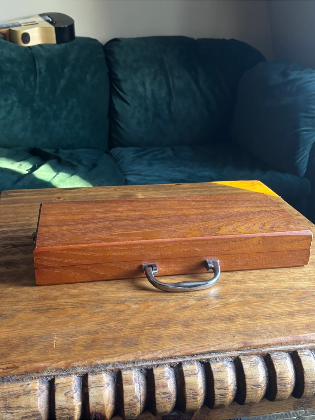 Mcm Wood chrome Carry Case