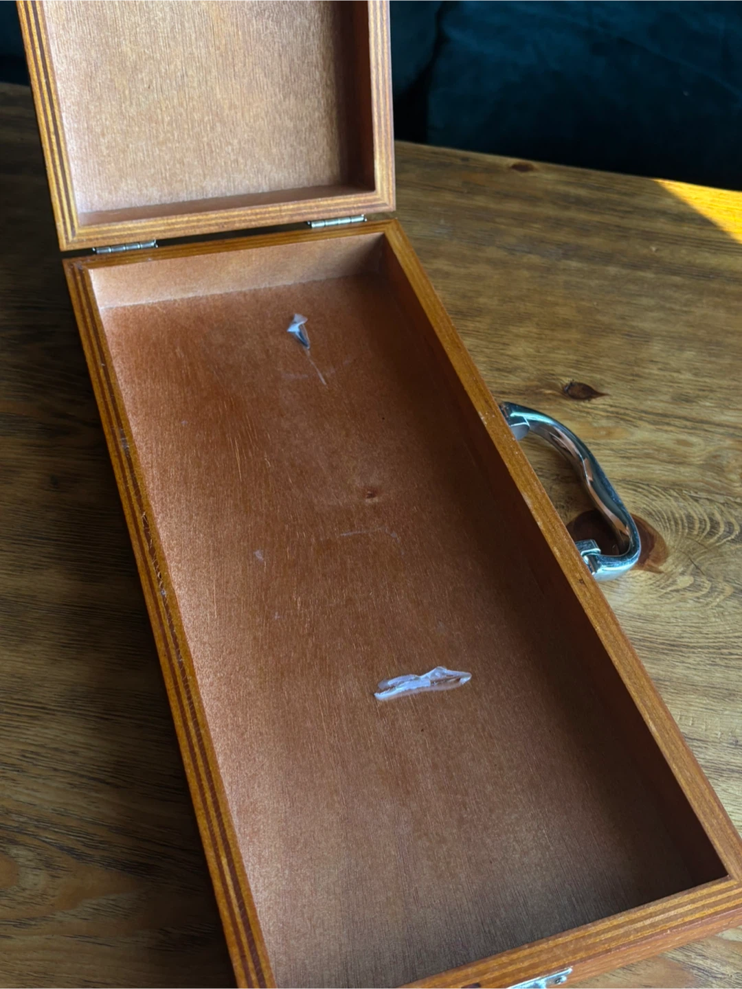 Mcm Wood chrome Carry Case - photo 5