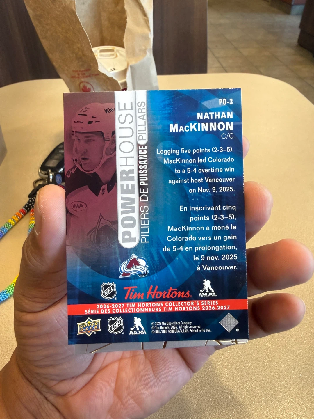 NATHAN MacKINNON POWERHOUSE PILLARS - photo 2