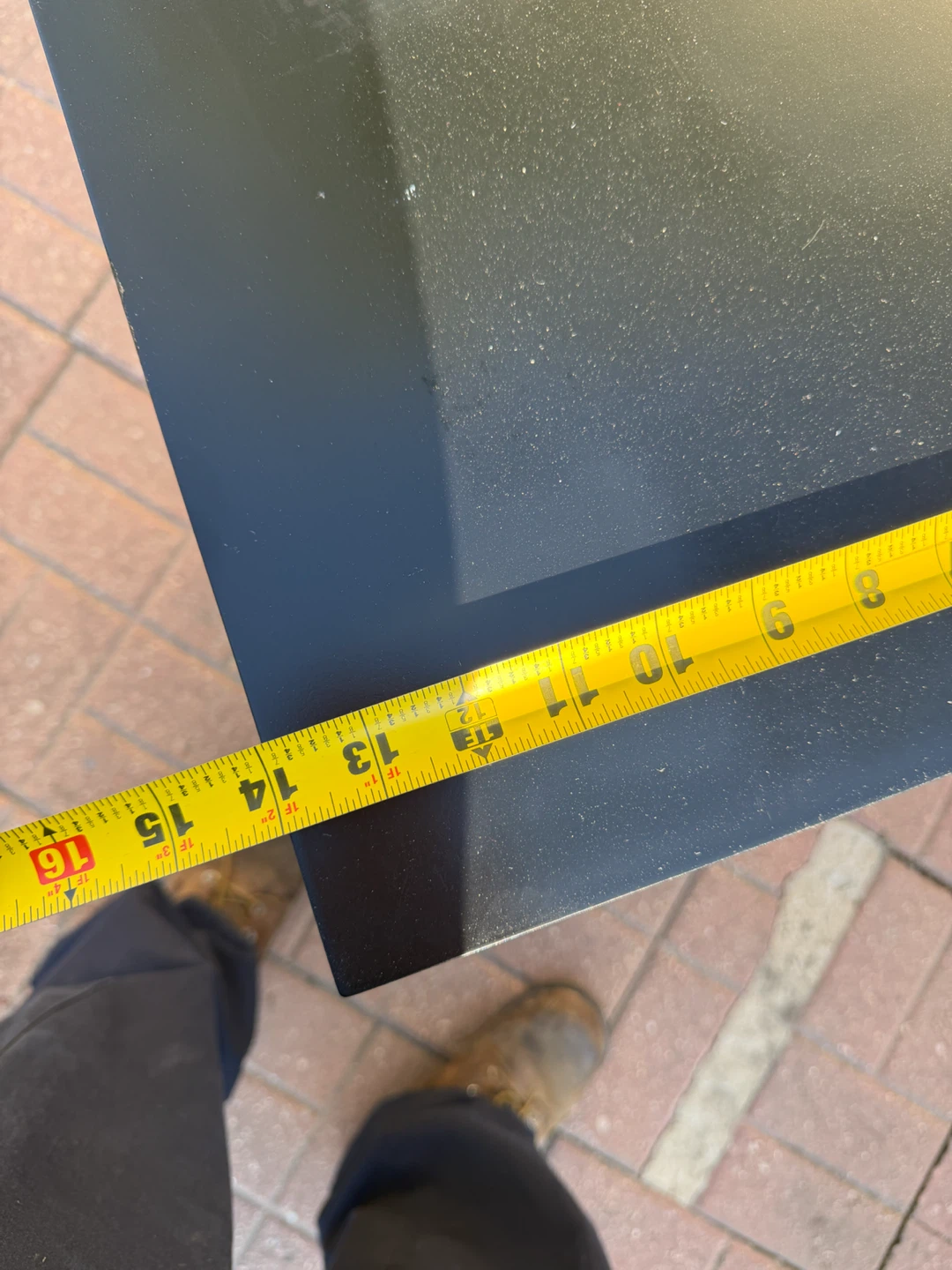Set of two black side tables - photo 4