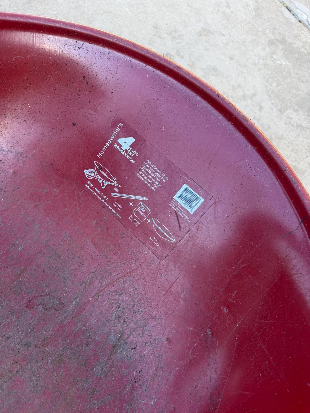 Homeowner's 4 Cubic Foot Wheelbarrow - photo 3