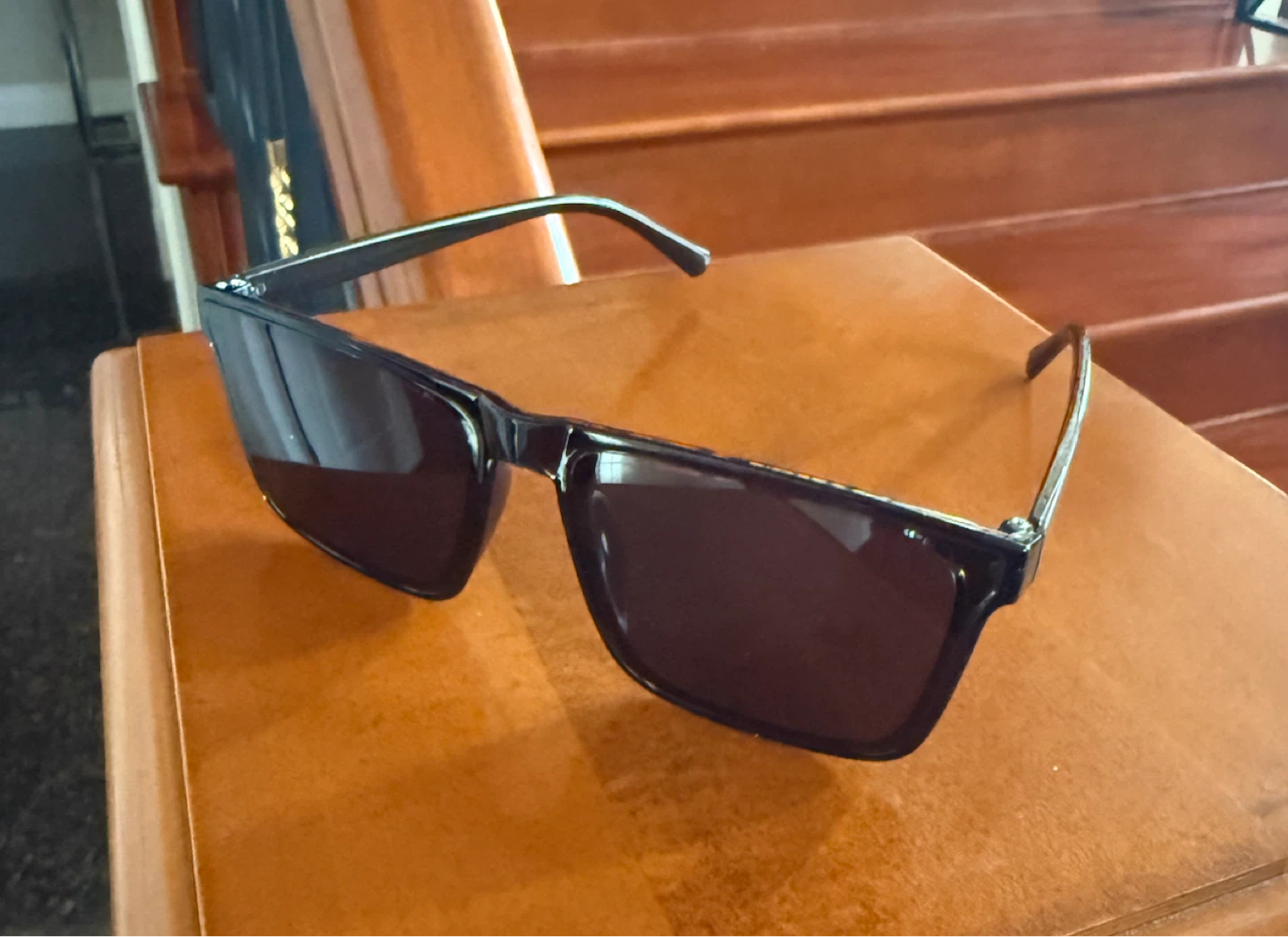 Black Square Frame Sunglasses - New - photo 2