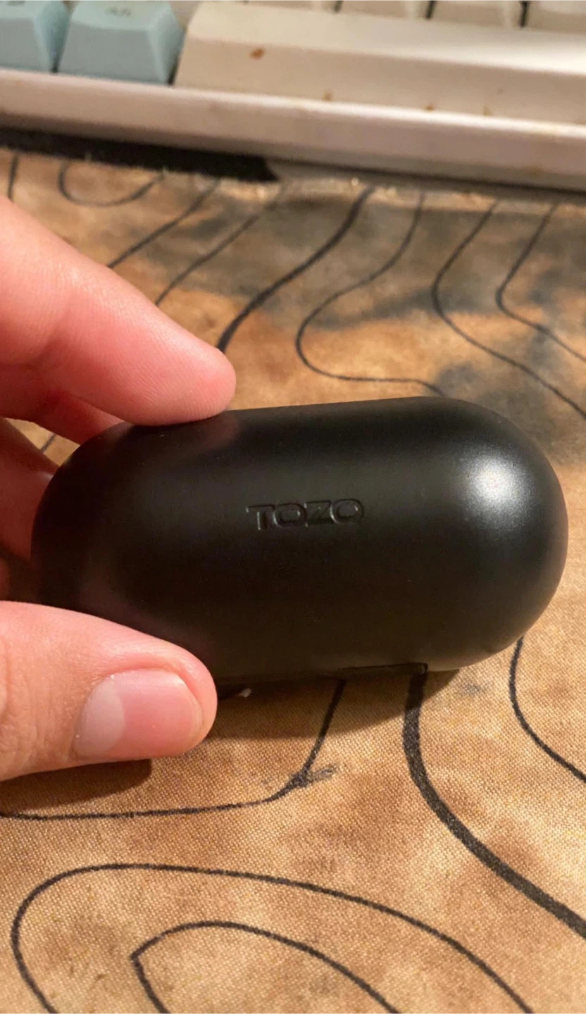 TOZO A2 Wireless Earbuds + Charging Case + USB-C Cable - Black
