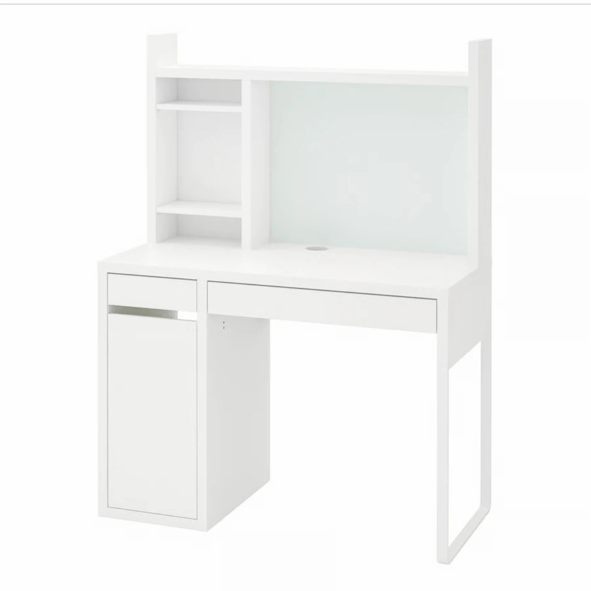 IKEA Micke Desk with Hutch