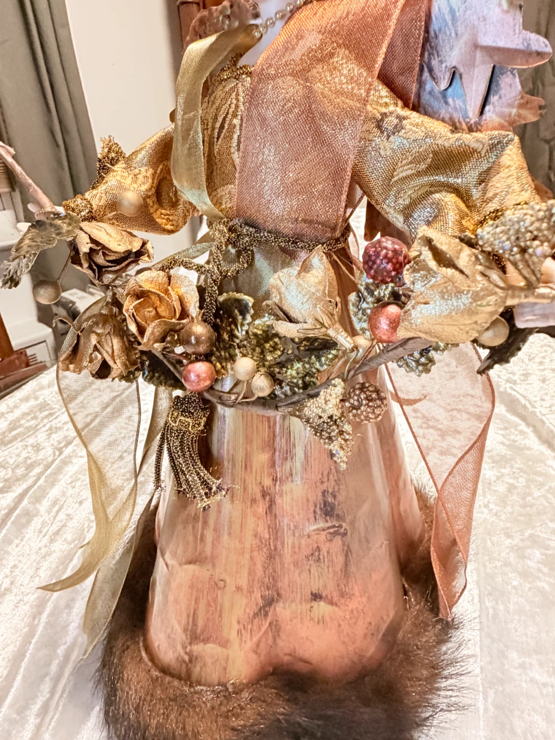 Vintage Angel Christmas Tree 12" Elegant - photo 4