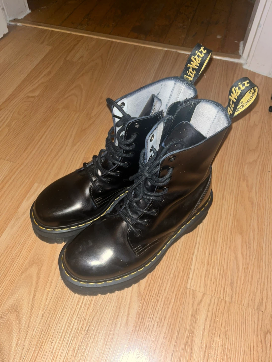 Dr. Martens Jadon Platform Boots Black - photo 2