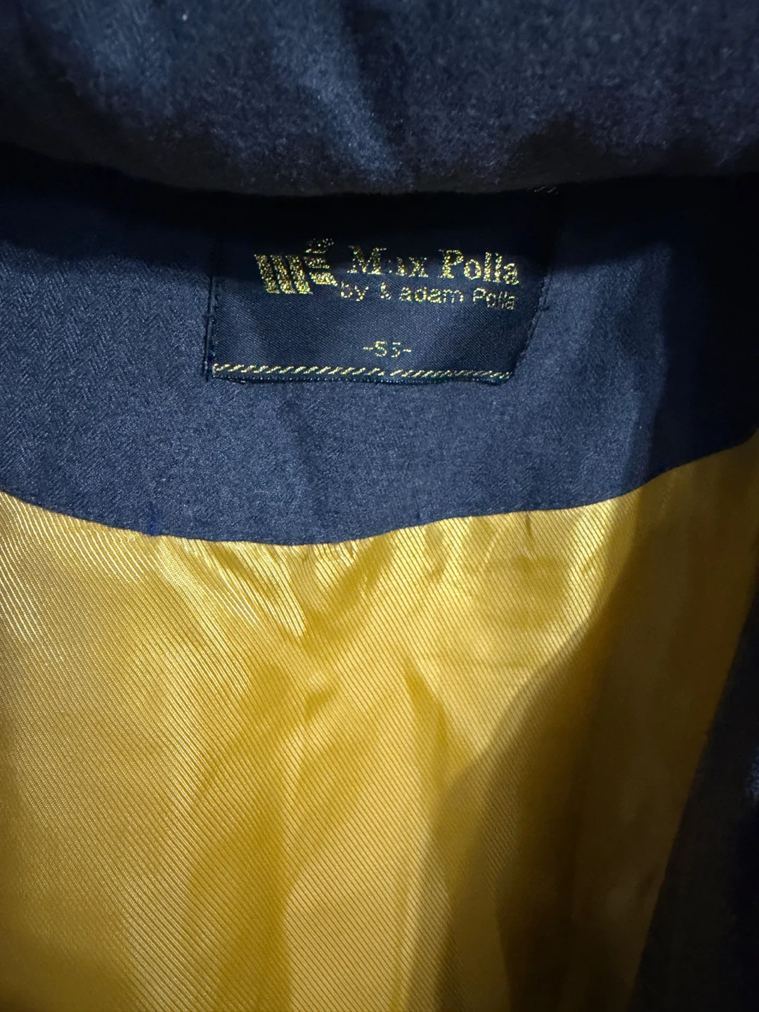 💛 Max Polla Mustard Yellow Winter Jacket Small - photo 4