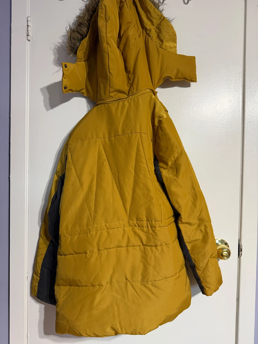 💛 Max Polla Mustard Yellow Winter Jacket Small - photo 5