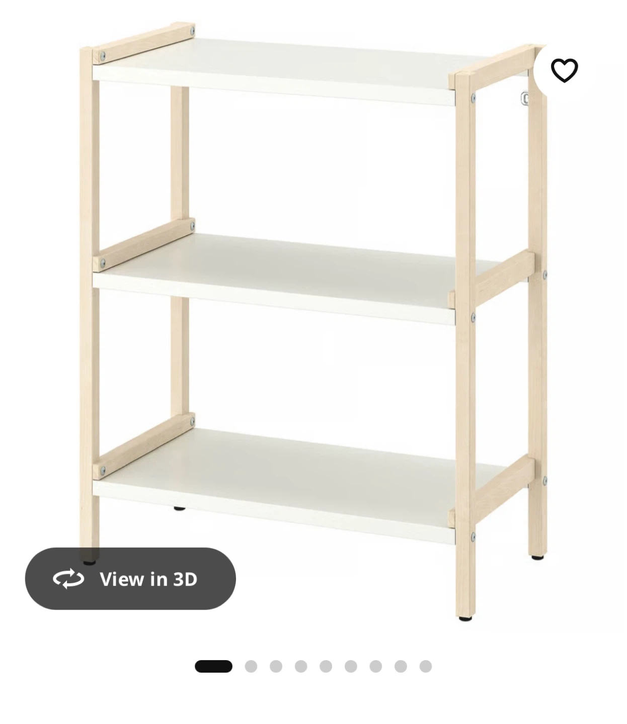 IKEA IVAR 3-Tier Shelving Unit