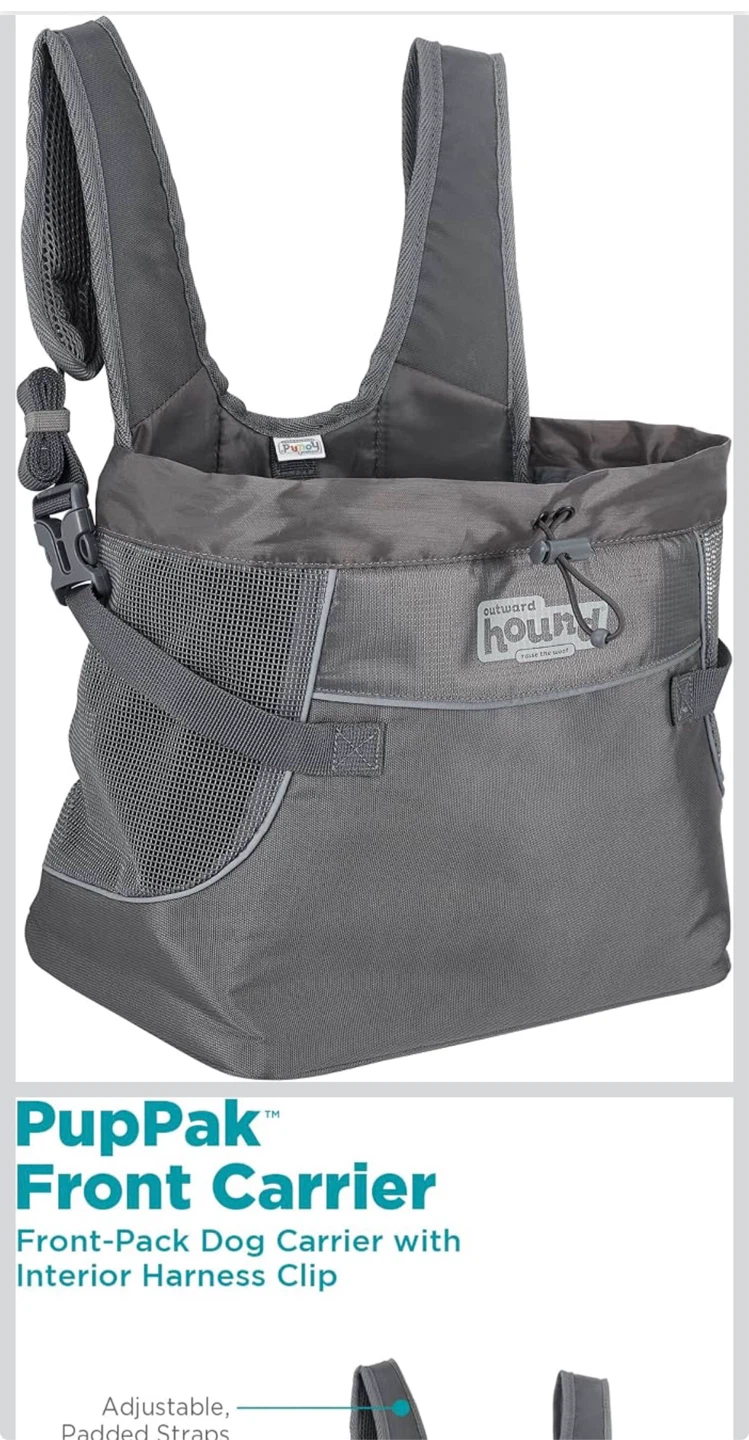 Outward Hound PupPak Dog Front Carrier,