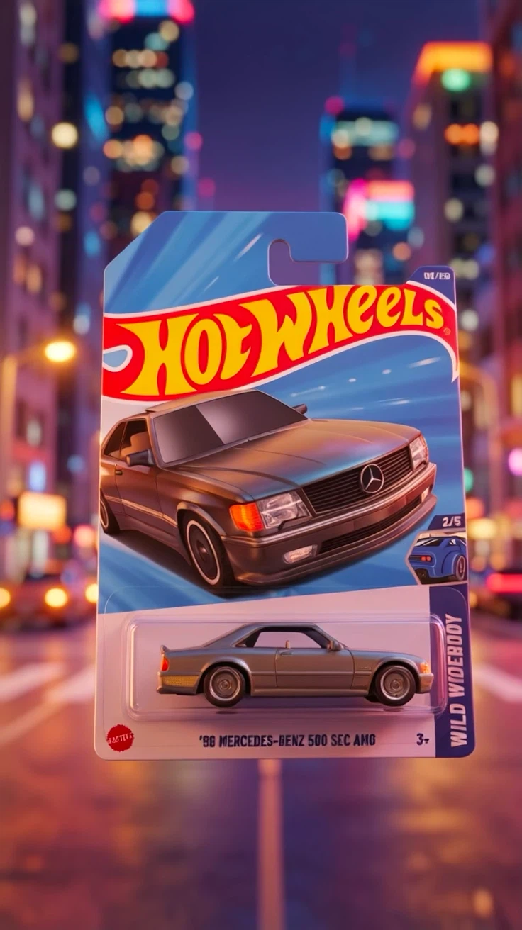 Hot Wheels '90 Mercedes-Benz 500 SEC AMG set - photo 3