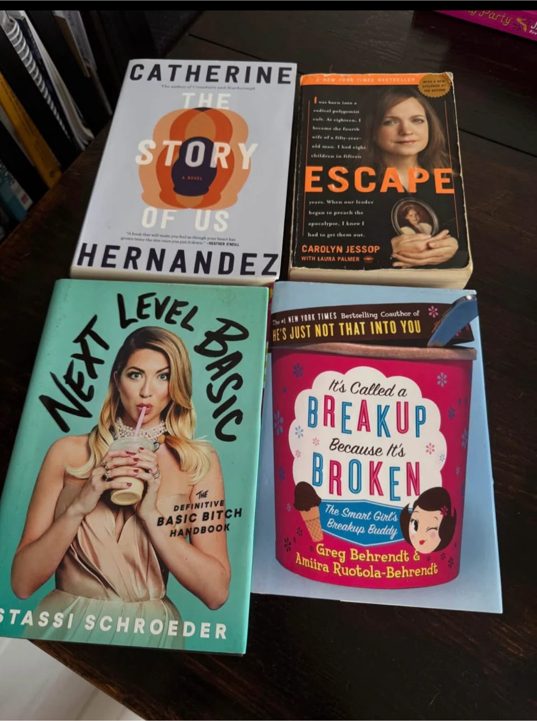 Set of 4 Assorted Books