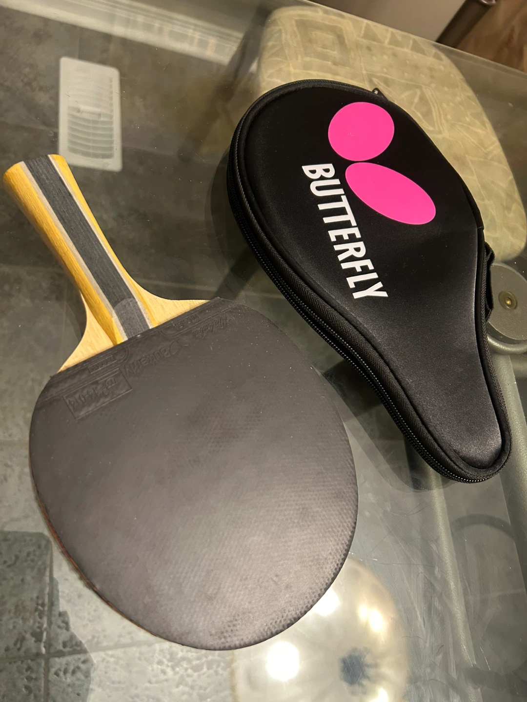 Butterfly TBC 603 Ping Pong Paddle Set /1 Table Tennis Racket - photo 3