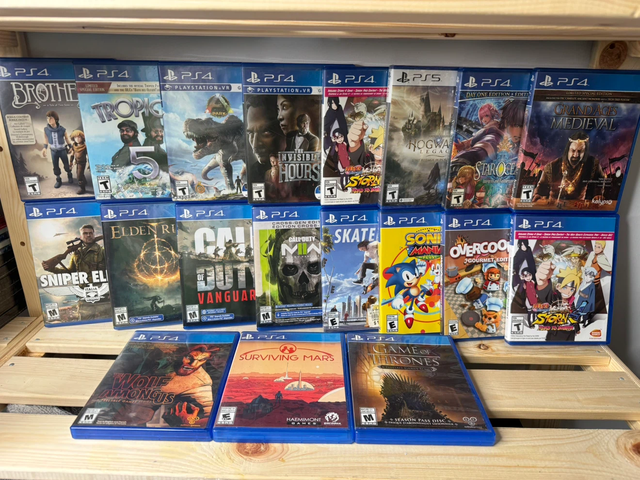 PlayStation 4/5 games call of duty / Naruto / Elden ring